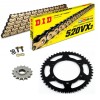 Sprockets & Chain Kit DID 520VX3 Gold & Black APRILIA AF1 125 Extrema 93-94 