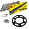 Sprockets & Chain Kit DID 520VX3 Steel Grey APRILIA AF1 125 Extrema 93-94 