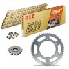 Sprockets & Chain Kit DID 520ERVT Gold APRILIA Pegaso 650 Trail 07-09 