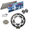 Sprockets & Chain Kit DID 520ZVM-X Ultralight Steel Grey APRILIA RSV 1000 R Conversion 520 04-09 Free Riveter