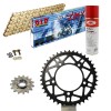 Sprockets & Chain Kit DID 520ZVM-X Ultralight Gold APRILIA RSV 1000 R Conversion 520 04-09