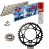 Sprockets & Chain Kit DID 520ZVM-X Ultralight Silver APRILIA RSV 1000 R Conversion 520 04-09