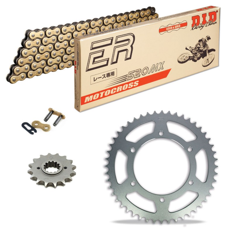 Sprockets & Chain Kit DID 520MX Gold BETA RR 430 15-24