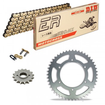 Sprockets & Chain Kit DID 520MX Gold BETA RR 498 15-16