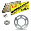 Sprockets & Chain Kit DID 530VX3 Gold & Black CAGIVA Alazurra 350 85-88 