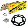 Sprockets & Chain Kit DID 520VX3 Gold & Black CAGIVA Planet 125 97-03 