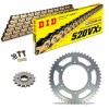 KIT CATENA CORONA PIGNONE DID 520VX3 Oro/Nero CAGIVA W12 350 Trail 93-96