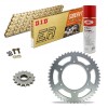 KIT CATENA CORONA PIGNONE DID 520ERVT ORO KTM 350 MX 89 