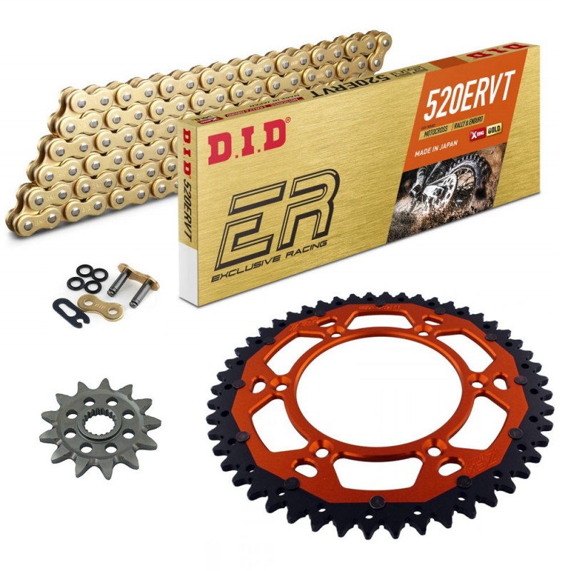 KIT DE TRANSMISION DID 520ERVT Reforzado Premium Off Road KTM EXC-F 450 17-24