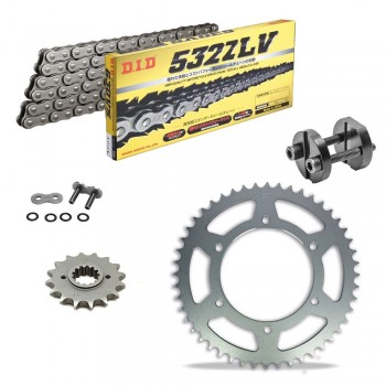 KIT CATENA CORONA PIGNONE DID 532 ZLV Grigio SUZUKI RF 900 94-00 Ribattitore Gratuito!