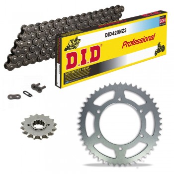 KIT CATENA CORONA PIGNONE DID 420NZ3 ORO YAMAHA RT 100 90-00 