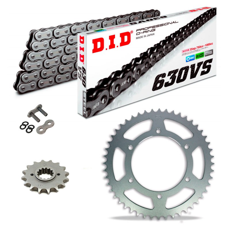 KIT DE TRANSMISION DID 630VS Gris Acero YAMAHA XV 1000 81-82