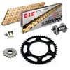 KIT CATENA CORONA PIGNONE DID 520 ZVM-X Oro Rinforzato YAMAHA XTZ 660 Tenere 91-95 Ribattitore Gratuito!