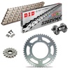 KIT CATENA CORONA PIGNONE DID 520ZVM-X ARGENTO Rinforzato APRILIA Pegaso 125 89-99 Ribattitore Gratuito!