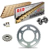 Sprockets & Chain Kit DID 525ZVM-X Gold APRILIA ETV 1000 CAPONORD 01-08 Free Riveter!