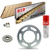 Sprockets & Chain Kit DID 525ZVM-X Gold APRILIA ETV 1000 CAPONORD 01-08