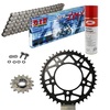KIT CATENA CORONA PIGNONE DID 520ZVMX Ultraleggero Super Rinforzato GRIGIO BMW 1000 HP4 Conversione 520 13-17 