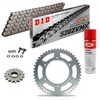 Sprockets & Chain Kit DID 520ZVM-X Steel Grey CAGIVA Cruiser 125 87-89