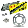 Sprockets & Chain Kit DID 530VX3 Steel Grey DUCATI Indiana 650 Custom 87-88 