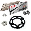 KIT DE TRANSMISION DID 520ZVM-X Plata Reforzado HONDA CB 200 76-79 Remachadora Gratis!