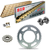 Sprockets & Chain Kit DID 530ZVM-X2 Gold HONDA CB 250 78-82 Free Riveter