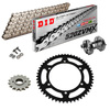 KIT CATENA CORONA PIGNONE DID 520ZVM-X ARGENTO Rinforzato HONDA CB 500 X 13-18 Ribattitore Gratuito!