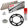 KIT CATENA CORONA PIGNONE DID 520ZVM-X ARGENTO Rinforzato HONDA CB 500 X 13-18