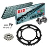 KIT CATENA CORONA PIGNONE DID 530ZVM-X2 Super Rinforzato GRIGIO YAMAHA RD 350 80-82 Ribattitore Gratuito!