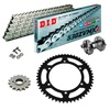 KIT CATENA CORONA PIGNONE DID 530ZVM-X2 Super Rinforzato ARGENTO YAMAHA RD 350 80-82 Ribattitore Gratuito!