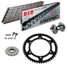 KIT CATENA CORONA PIGNONE DID 525ZVM-X Super Rinforzato GRIGIO HUSQVARNA NUDA 900 12-14 Ribattitore Gratuito!
