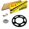 KIT CATENA CORONA PIGNONE DID 428VX ORO Rinforzato APRILIA RS4 125 Replica 13-20