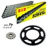 KIT CATENA CORONA PIGNONE DID 525 VX3 Grigio HUSQVARNA NUDA 900 R 12-14 