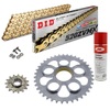 KIT CATENA CORONA PIGNONE DID 520ZVM-X Super Rinforzato ORO DUCATI 748 R 00-02