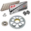 KIT CATENA CORONA PIGNONE DID 520ZVM-X Super Rinforzato ARGENTO DUCATI Hypermotard 950 19-24 Ribattitore Gratuito!