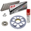 KIT CATENA CORONA PIGNONE DID 520ZVM-X Super Rinforzato GRIGIO DUCATI Monster S2R 800 05-07