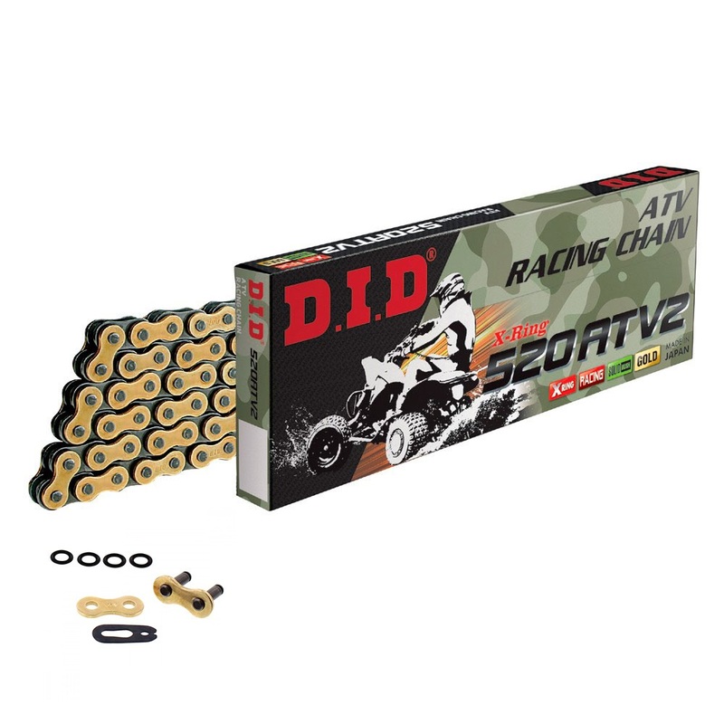 CATENA DID 520 ATV2 con X-RING ORO