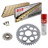 KIT CATENA CORONA PIGNONE DID 525ZVM-X Super Rinforzato ORO DUCATI 1198 09-12