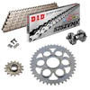 KIT CATENA CORONA PIGNONE DID 525ZVM-X2 Super Rinforzato ARGENTO DUCATI 1198 09-12 Ribattitore Gratuito!