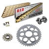 KIT CATENA CORONA PIGNONE DID 525ZVM-X Super Rinforzato ORO DUCATI 1198 09-12 Ribattitore Gratuito!