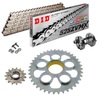 KIT CATENA CORONA PIGNONE DID 525ZVM-X2 Super Rinforzato ARGENTO DUCATI Monster 796 11-15 Ribattitore Gratuito!