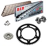 KIT CATENA CORONA PIGNONE DID 525ZVM-X2 Super Rinforzato ARGENTO YAMAHA TRACER 700 16-19 Ribattitore Gratuito!