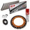 POWER KIT KTM Duke 890 20-22 Piñon SILENZIATO GOMMATO Corona Mixta Cadena Super Reforzada Grigio