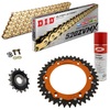 POWER KIT KTM DUKE 890 20-24 Piñon Engomado Corona Mixta Cadena Super Reforzada Oro