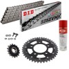 KIT DE CADENA HONDA CRF 1100 L Africa Twin 2020-2025 Reforzado Gris Acero Alu Negro	