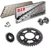 KIT DE CADENA HONDA CRF 1100 L Africa Twin 2020-2025 Reforzado Plata Acero Alu Negro Remachadora Gratis