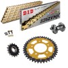 HONDA CRF 1100 L  Africa Twin 20-21 Steel-Alu Reinforced Chain Kit Gold Gold Free Riveter