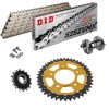 HONDA CRF 1100 L  Africa Twin 20-21 Steel-Alu Reinforced Chain Kit Silver Gold Free Riveter