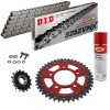 KIT DE CADENA HONDA CRF 1100 L Africa Twin 2020-2025 Reforzado Gris Acero Alu Rojo
