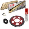KIT DE CADENA HONDA CRF 1100 L Africa Twin 2020-2025 Reforzado Oro Acero Alu Rojo
