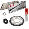 HONDA CRF 1100 L  Africa Twin 20-21 Steel-Alu Reinforced Chain Kit Grey Silver